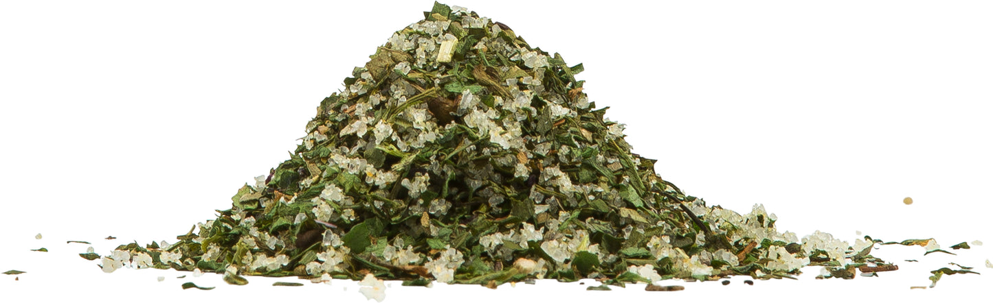 Deli Butter Mischung bestehend aus, Meersalz, Petersilie, Schnittlauch, Basilikum, Liebstöckel, Dill